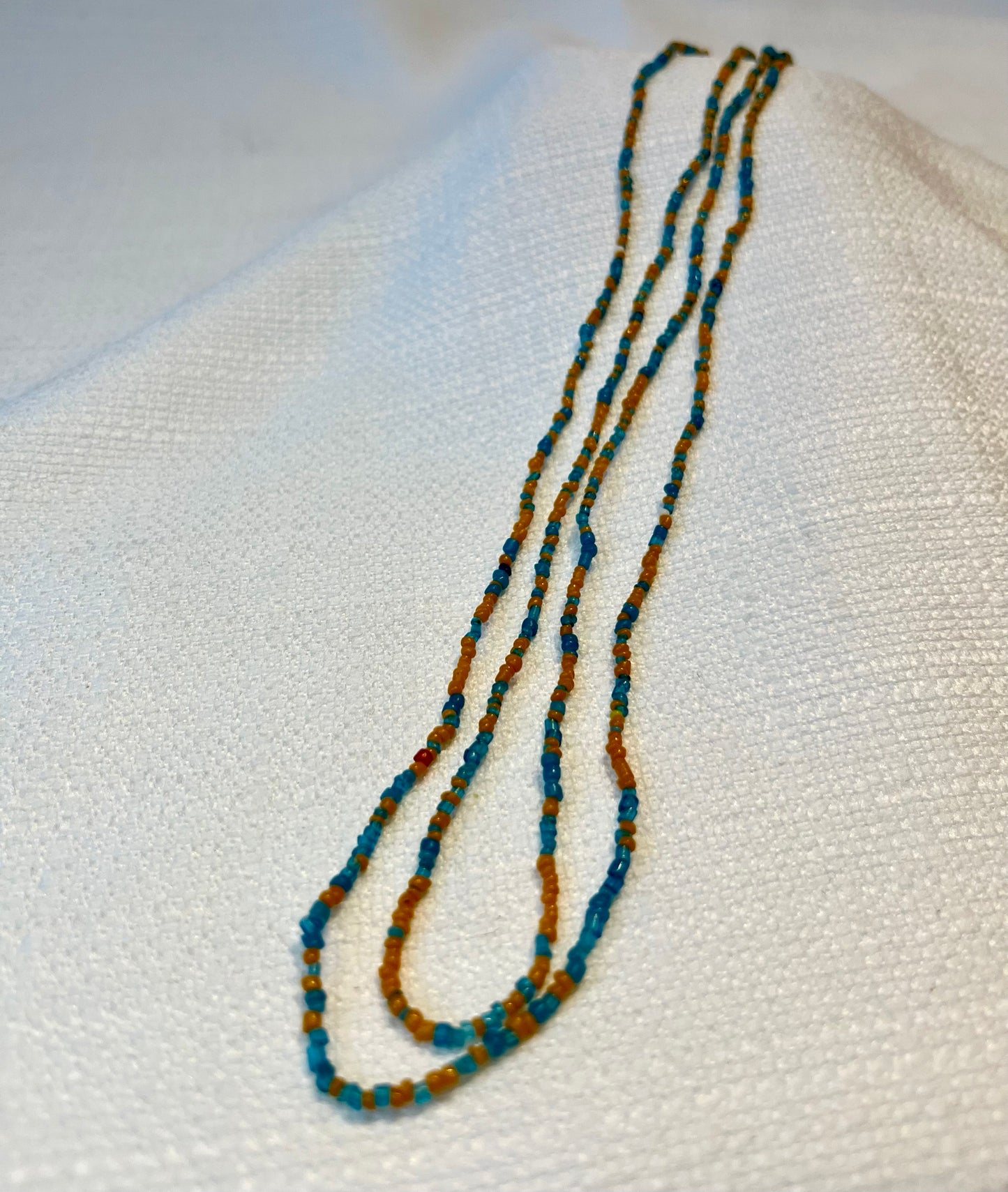 Second hand waist chain oranje blauw