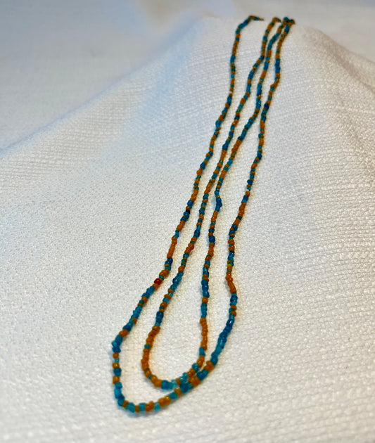 Second hand waist chain oranje blauw