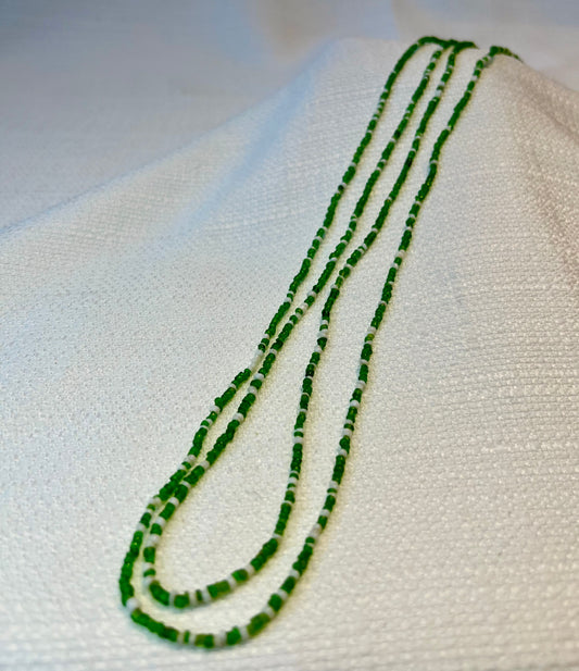 Second hand waist chain groen wit