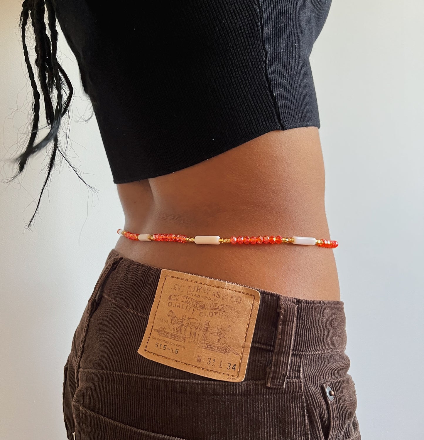 Waist Beads - Orange - Limited Edition